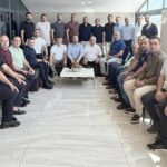 Talip Kuriş, komite üyeleriyle Hüseyin Haldızoğlu’nun ev sahipliğinde buluştu