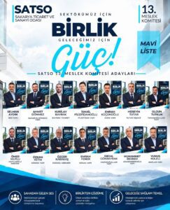 SATSO 13. Meslek Komitesi’nde Mavi Liste’den birlik ve güç mesajı1